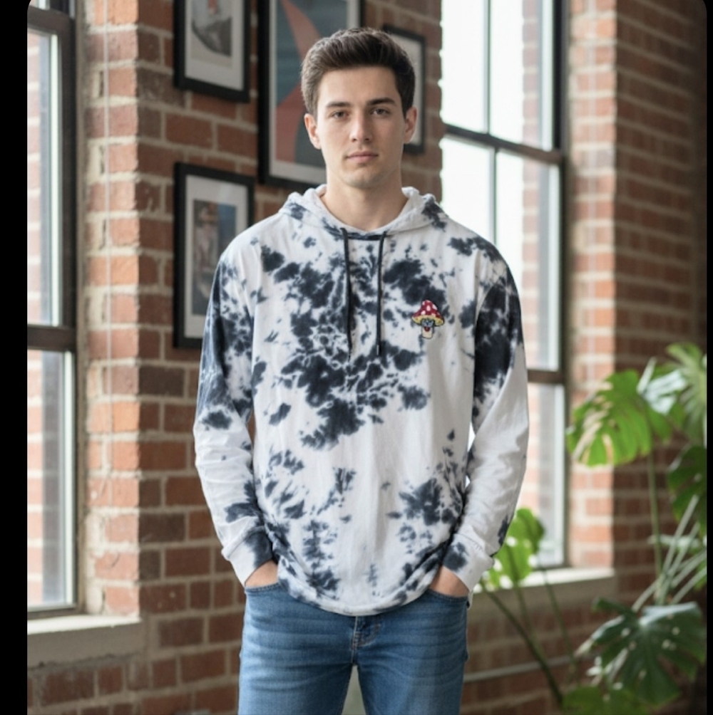 Eighty Eight  Tie-Dye Hoodie Size M